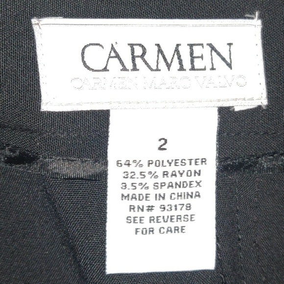 Carmen Marc Valvo skirt with  zipper detail - Picture 5 of 5